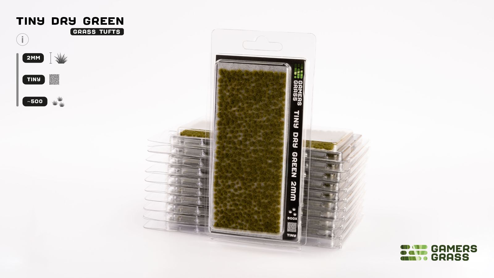 Gamers Grass - Tiny Tufts - Dry Green - Out of Play