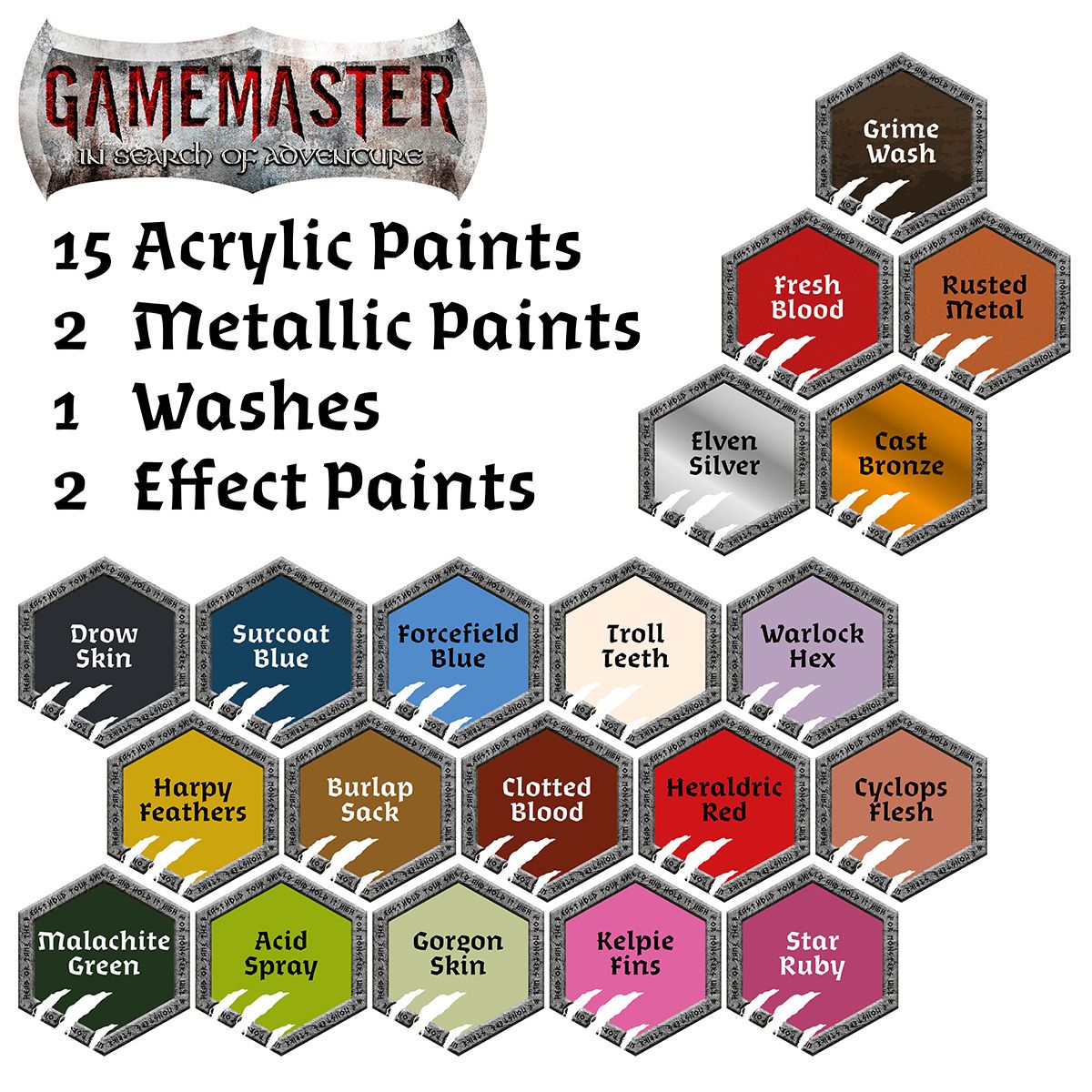 The Army Painter - GAMEMASTER: Wandering Monsters RPG Paint Set - Out of Play