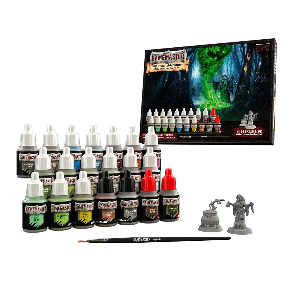The Army Painter - GAMEMASTER: Wilderness Adventures RPG Paint Set - Out of Play
