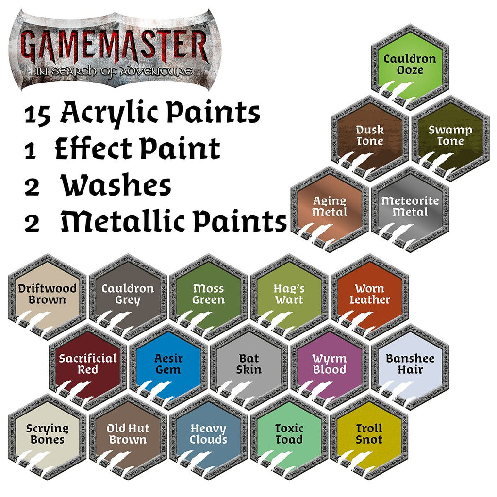 The Army Painter - GAMEMASTER: Wilderness Adventures RPG Paint Set - Out of Play