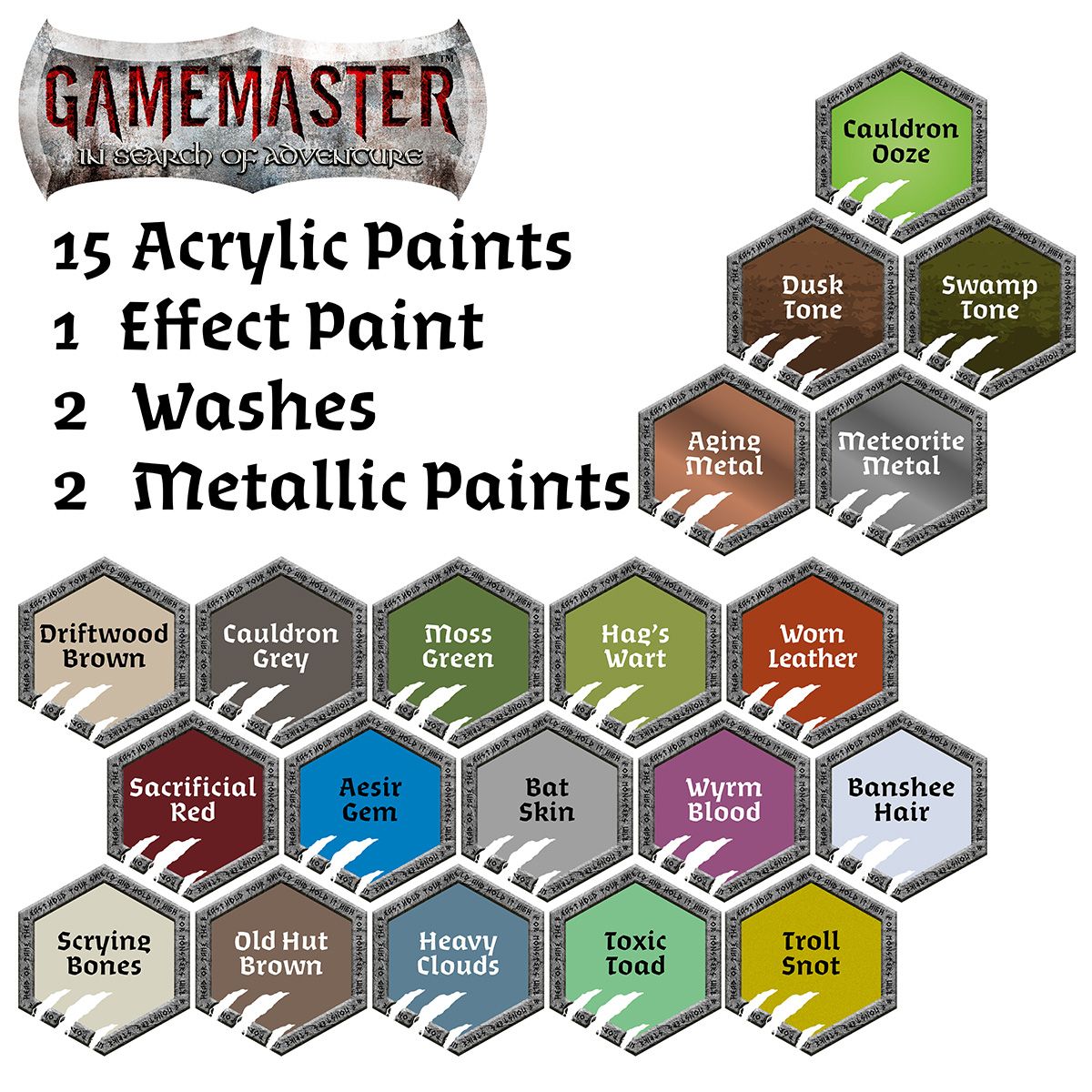 The Army Painter - GAMEMASTER: Wilderness Adventures RPG Paint Set - Out of Play