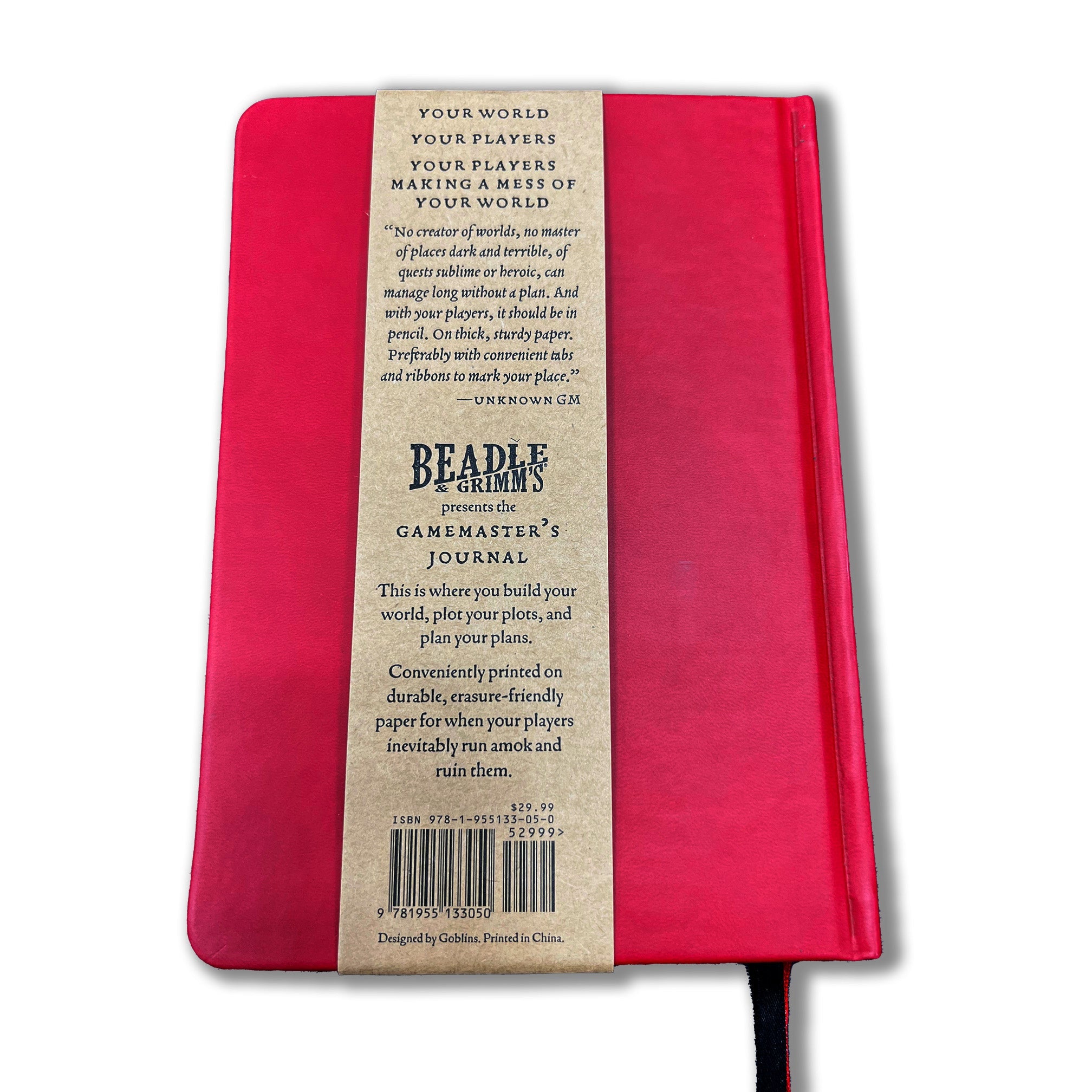 Gamemaster's Journal - Out of Play