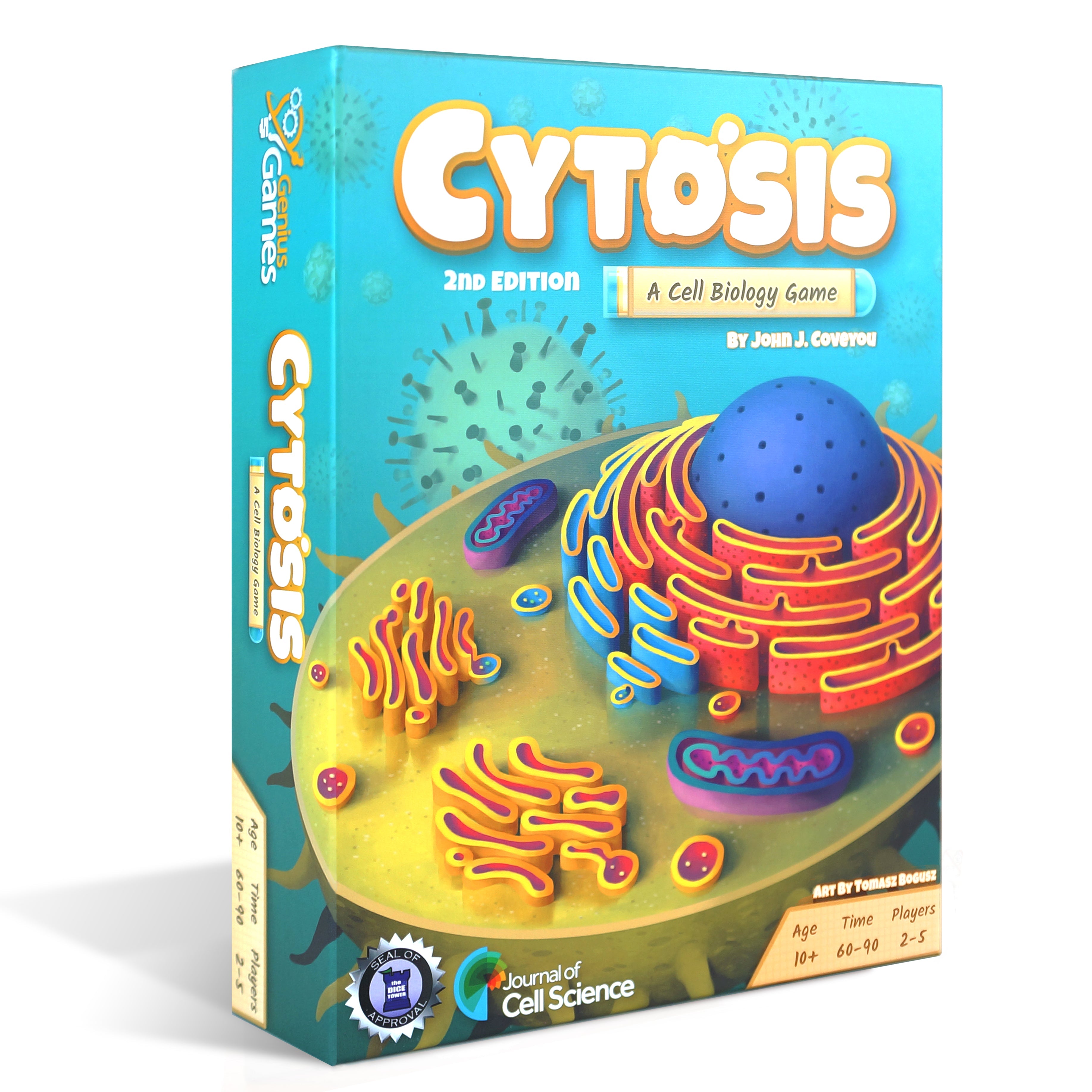Cytosis: A Cell Biology Game | A Science Accurate Strategy Board Game About Building Proteins, Carbohydrates, Enzymes, Organelles, & Membranes