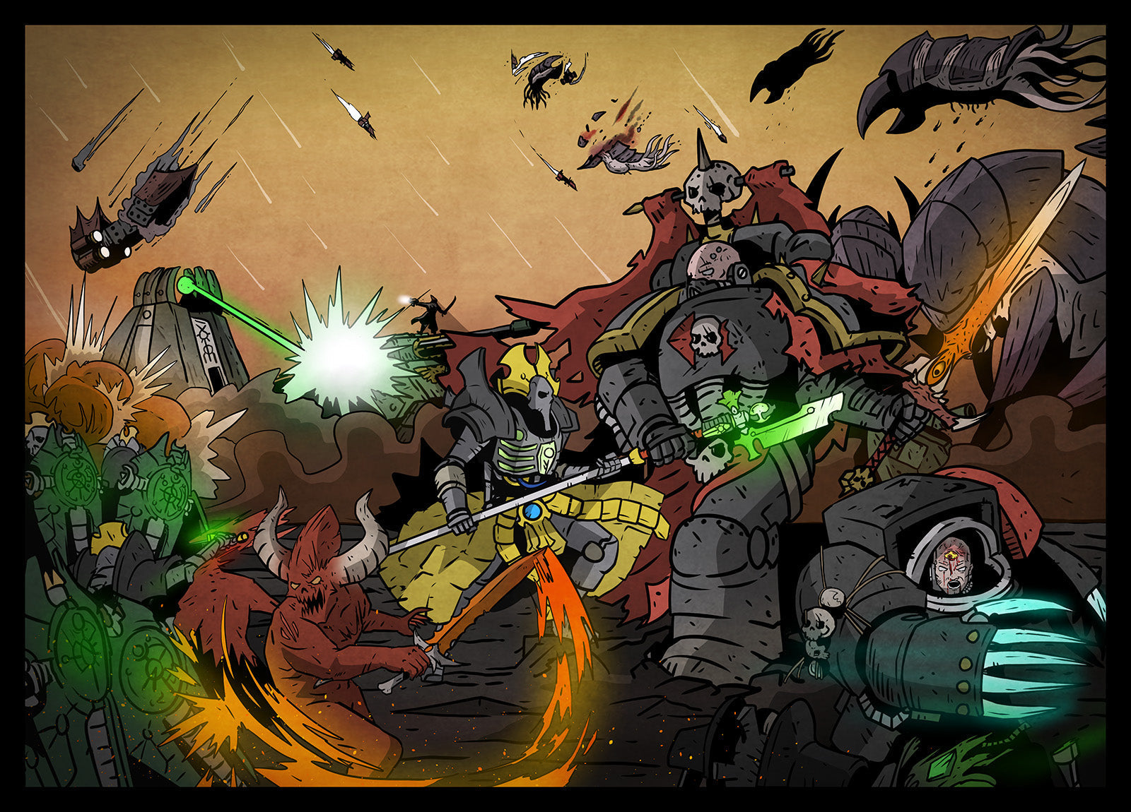 Galaxy at War - 100+ XL Deck Box - Out of Play