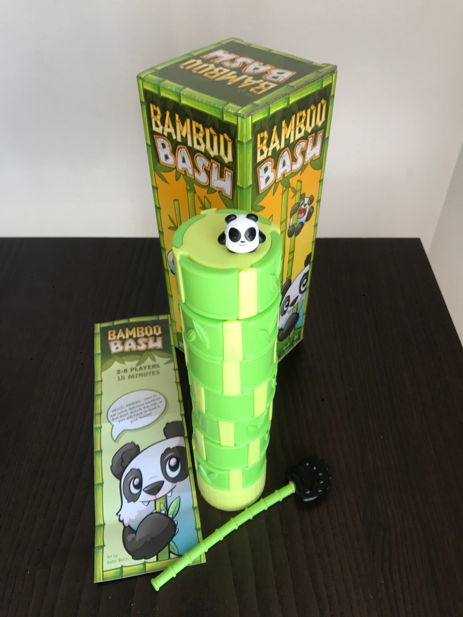 Bamboo Bash 2-8 Player Panda Dexterity Game - - Out of Play
