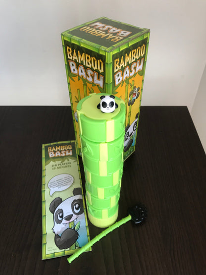 Bamboo Bash 2-8 Player Panda Dexterity Game - - Out of Play