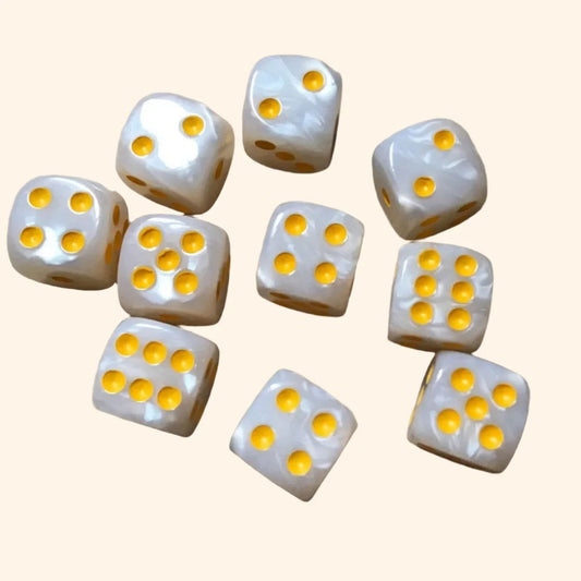 Garden Bloom Dice 7pc Set - Daisy - Out of Play Board Game Accessories