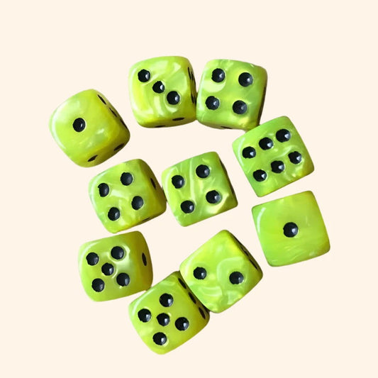 Garden Bloom Dice 7pc Set - Sunflower - Out of Play Board Game Accessories