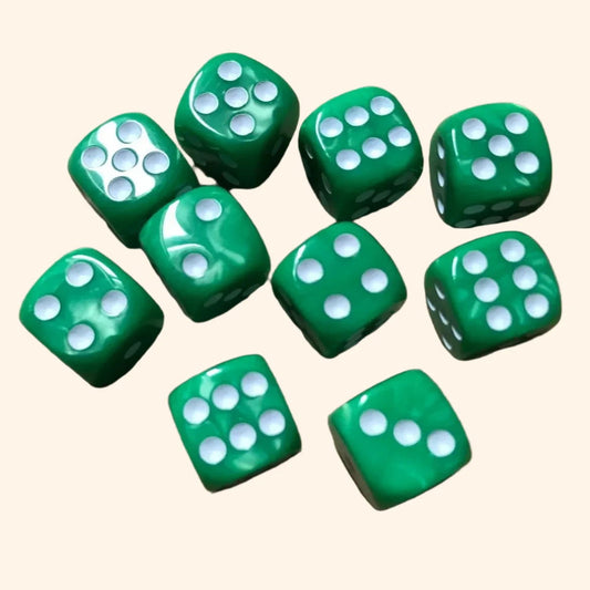 Garden Bloom Dice 7pc Set - Fern - Out of Play Board Game Accessories