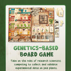 Genotype: A Mendelian Genetics Game | MENSA Recommended Strategy Board Game about the Science of Genetics, Punnett Squares and Gregor Mendel’s Pea Plants - Out of Play