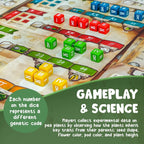Genotype: A Mendelian Genetics Game | MENSA Recommended Strategy Board Game about the Science of Genetics, Punnett Squares and Gregor Mendel’s Pea Plants - Out of Play