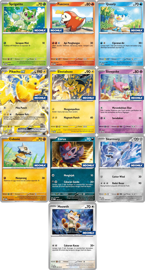(Indonesian) Pokémon TCG: Indomilk Promo Pack