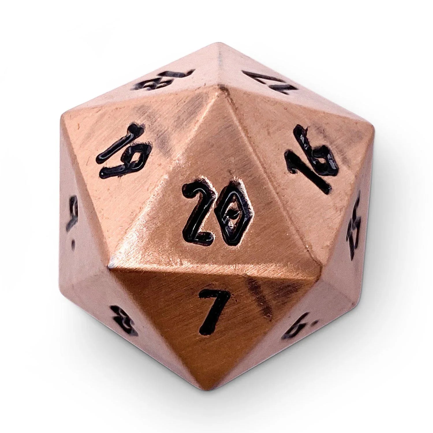 Gnomish Copper Metal Countdown Dice 25mm - Out of Play