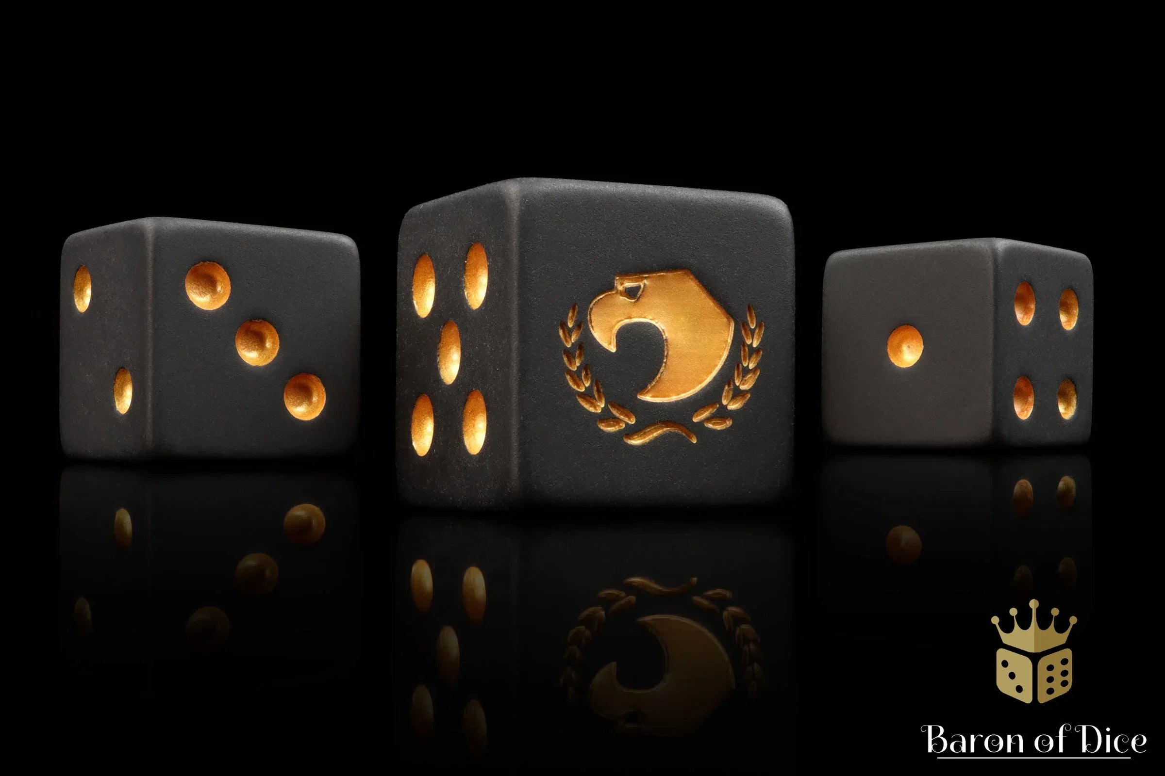 Golden Eagle Dice - Out of Play
