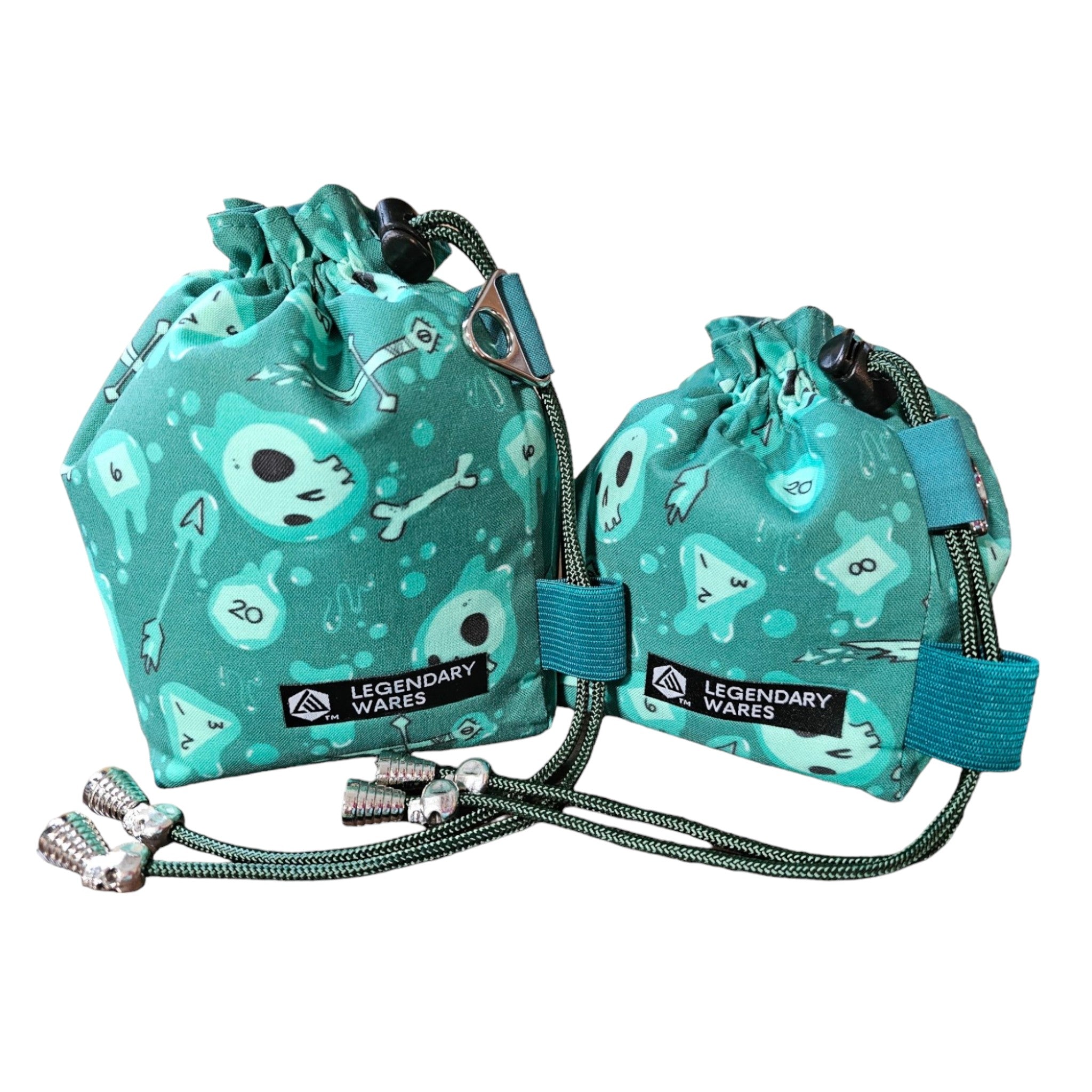 Green Gelationous Cube Dice Bags - Out of Play