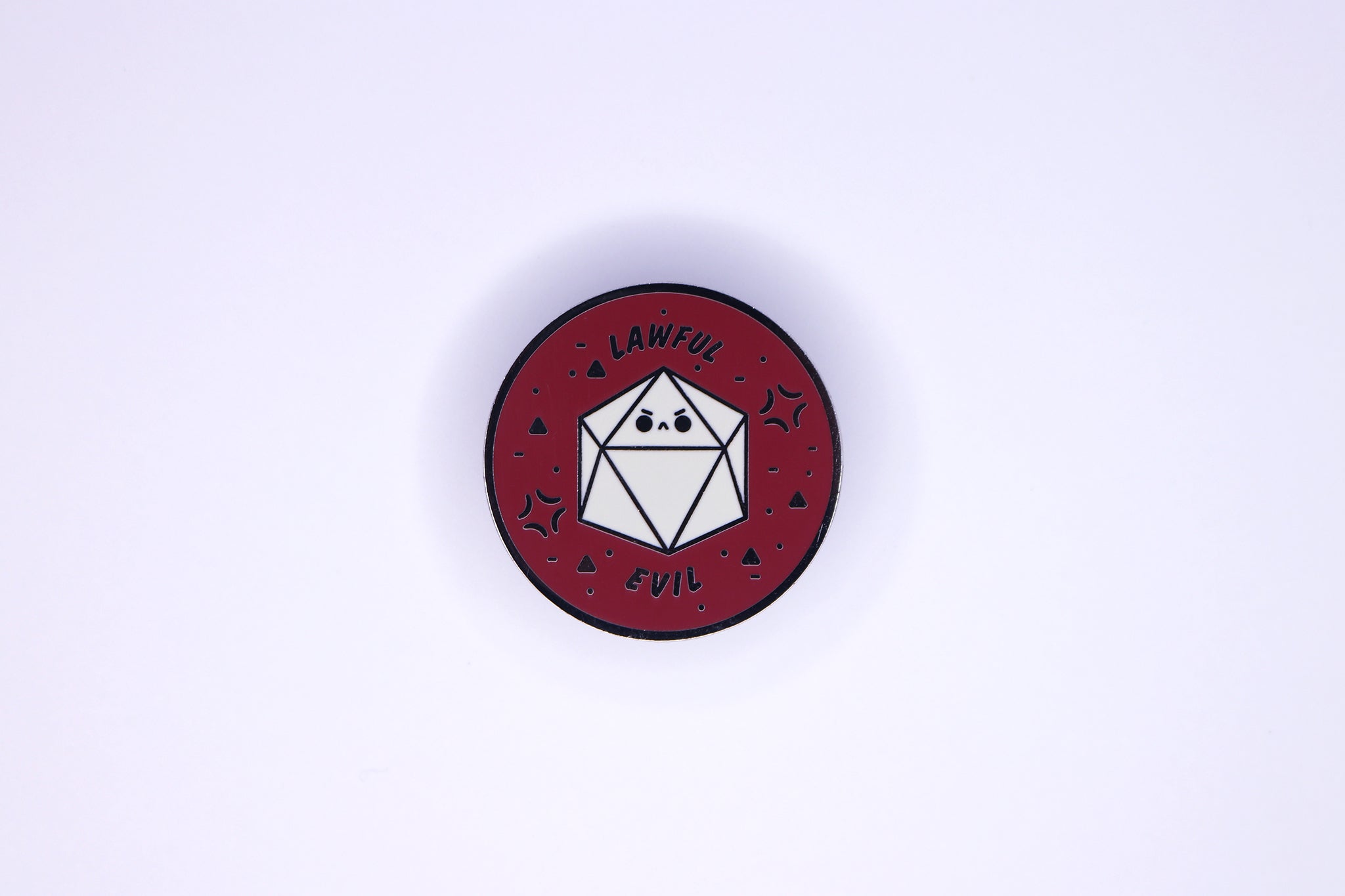 Lawful Evil Alignment Hard Enamel Pin