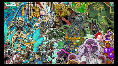 Grimdark Collage - 100+ XL Deck Box - Out of Play