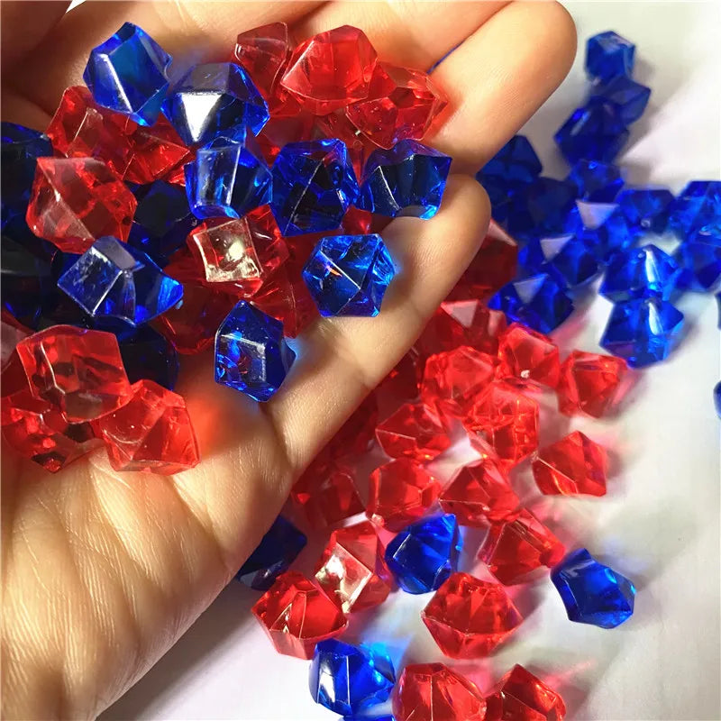 100PCS Acrylic Irregular Stone Game Pieces