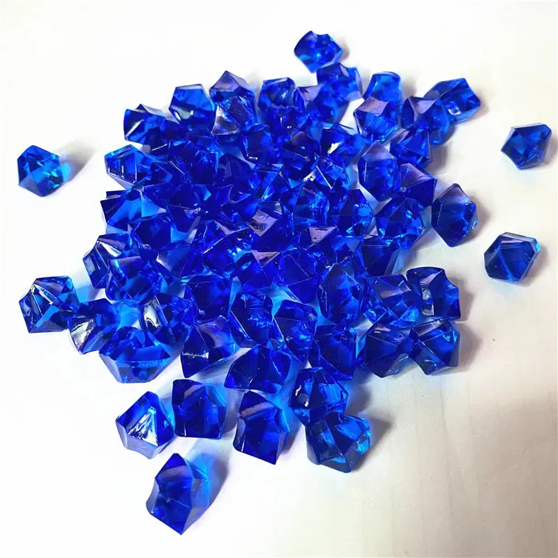 50PCS Acrylic Transparent Irregular Stone Game Pieces - Out of Play
