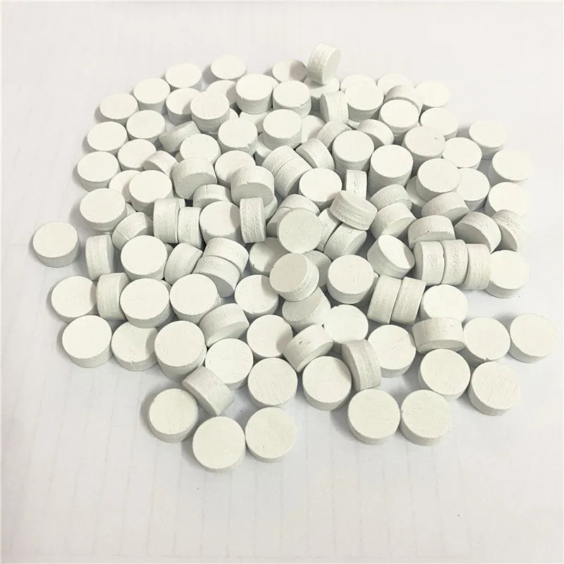 100Pcs With Bag Wooden Game Pieces