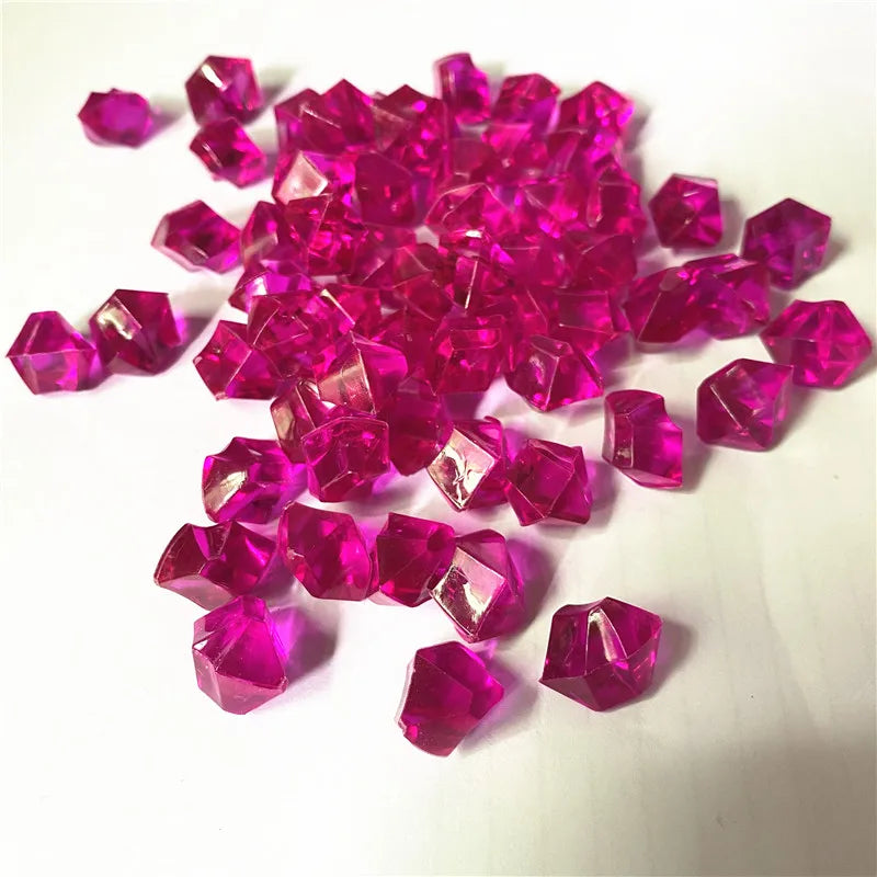 50PCS Acrylic Transparent Irregular Stone Game Pieces