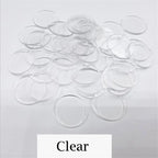 100pcs Transparent and Solid Chips For Board Game Tokens