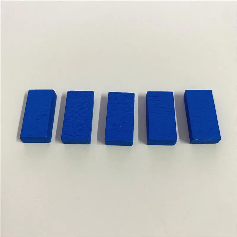 50Pcs Colorful Brick Cube Game pieces For Board Gamess