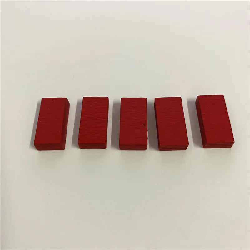 50Pcs Colorful Brick Cube Game pieces For Board Gamess
