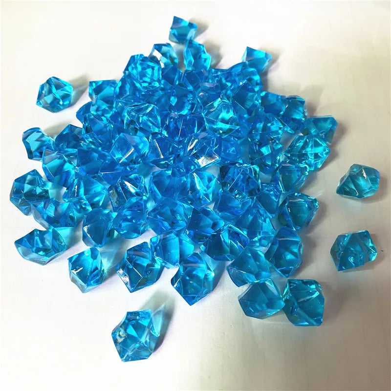 50PCS Acrylic Transparent Irregular Stone Game Pieces