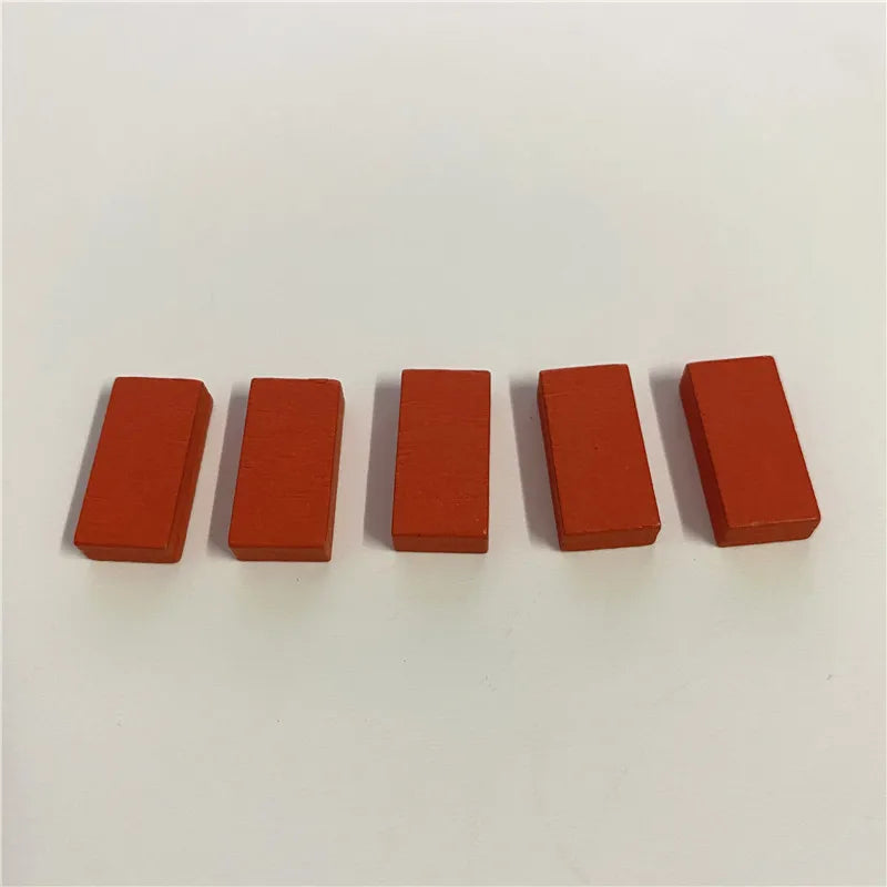50Pcs Colorful Brick Cube Game pieces For Board Gamess