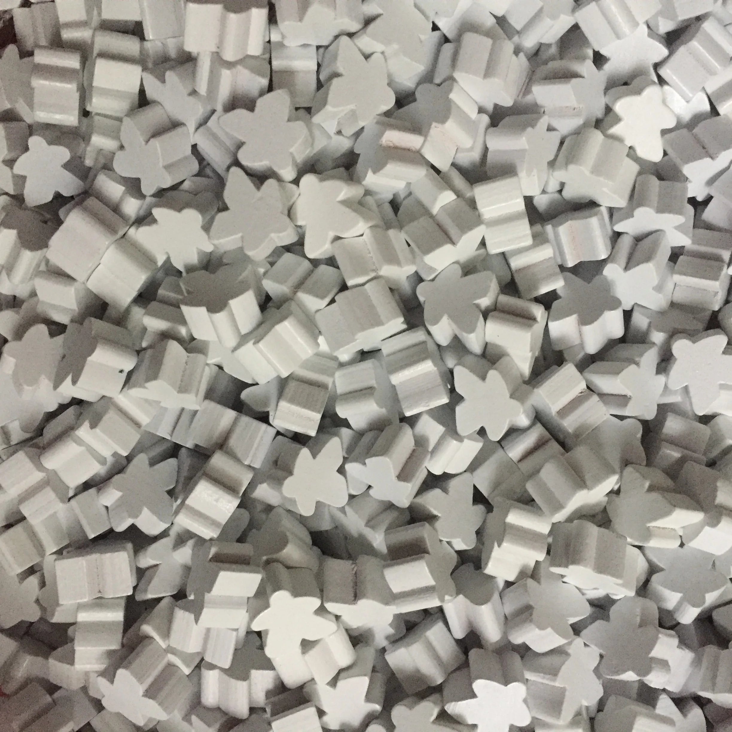 25PCS Wooden Meeples - 5 Colors Standard 16mm