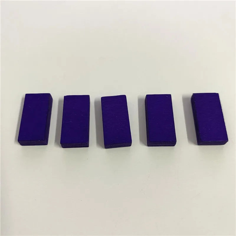 50Pcs Colorful Brick Cube Game pieces For Board Gamess