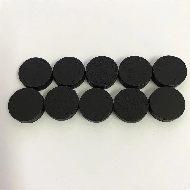 100pcs Wooden Disk Game Tokens For Board Games