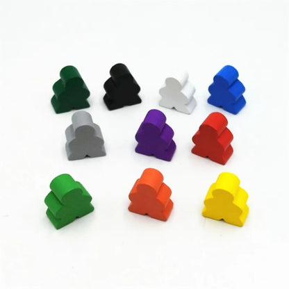 100Pcs Big Size Meeples Pieces For Board Games