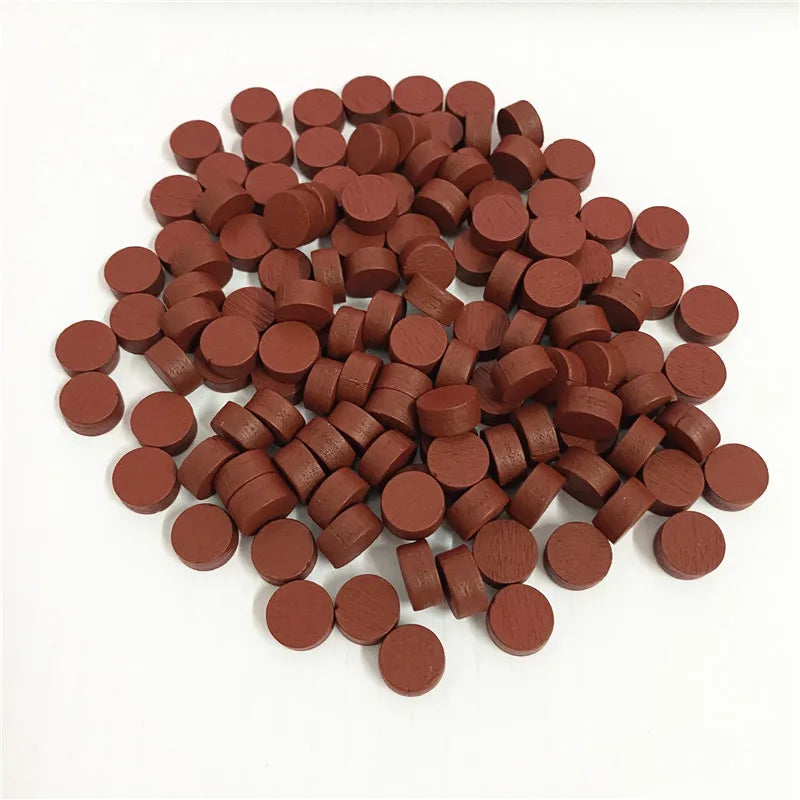 100Pcs With Bag Wooden Game Pieces