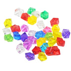 50PCS Acrylic Transparent Irregular Stone Game Pieces - Out of Play