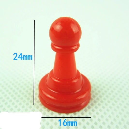 32Pc Plastic Pawns For Board Games