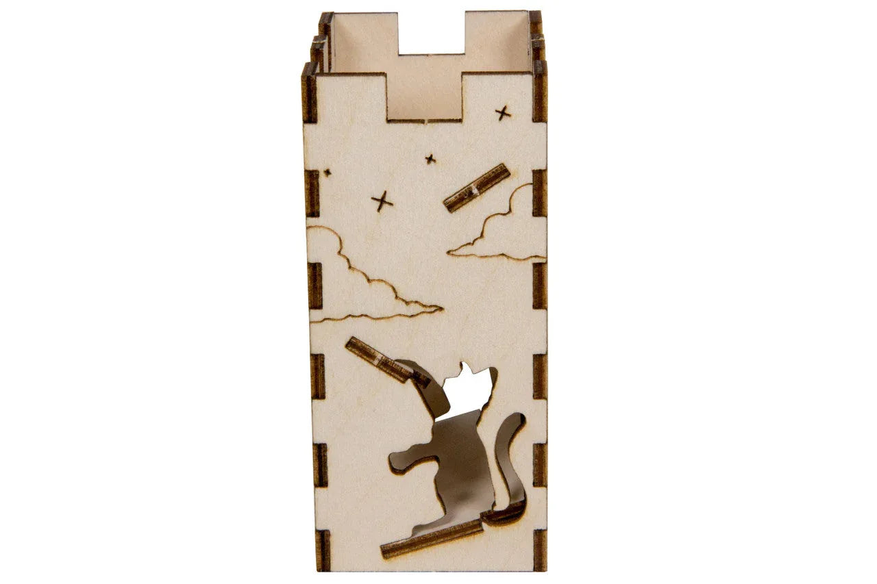 Holiday Dice Tower - Meowgical - Out of Play