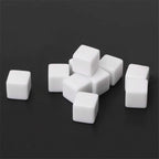 50Pcs Glossy D6 Blank Dice