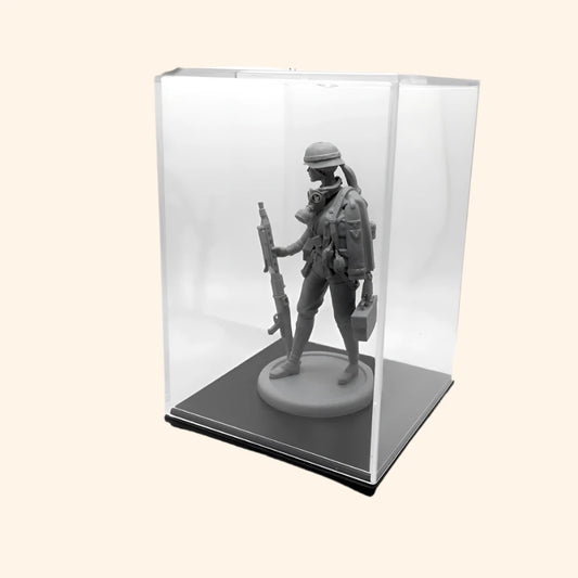 Transparent Protective Dust Cover Box 1/24 Scale - Out of Play