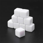 50Pcs Glossy D6 Blank Dice