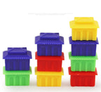 40PCS Plastic Houses for Board Games