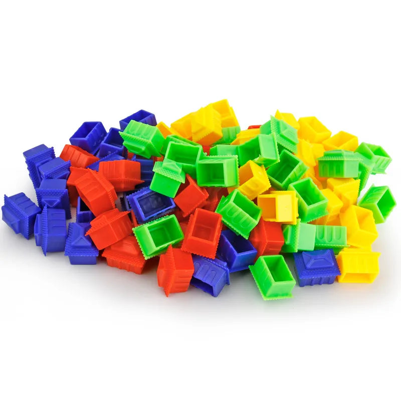 40PCS Plastic Houses for Board Games