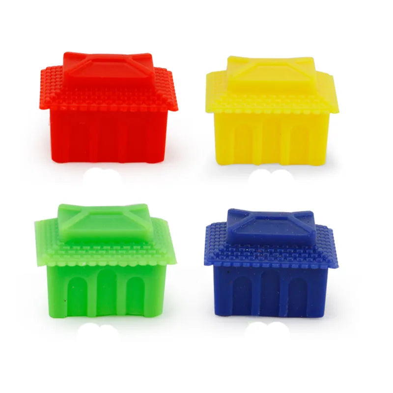 40PCS Plastic Houses for Board Games