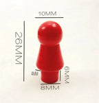 60Pcs Wood Peg Pawns For Board Games