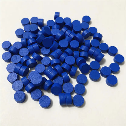 100Pcs With Bag Wooden Game Pieces