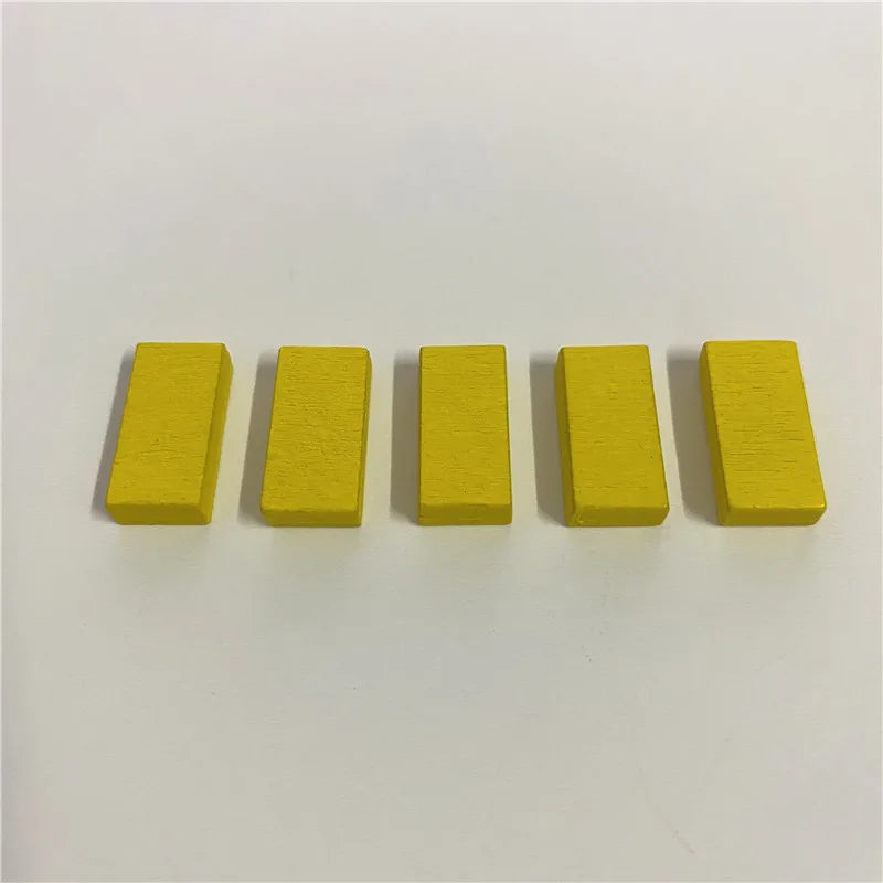 50Pcs Colorful Brick Cube Game pieces For Board Gamess
