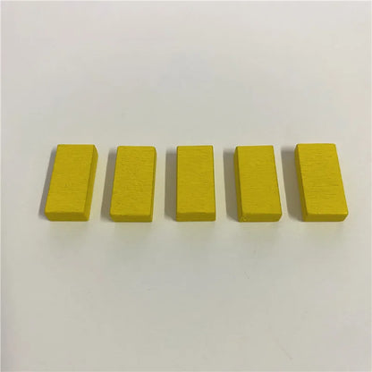 50Pcs Colorful Brick Cube Game pieces For Board Gamess