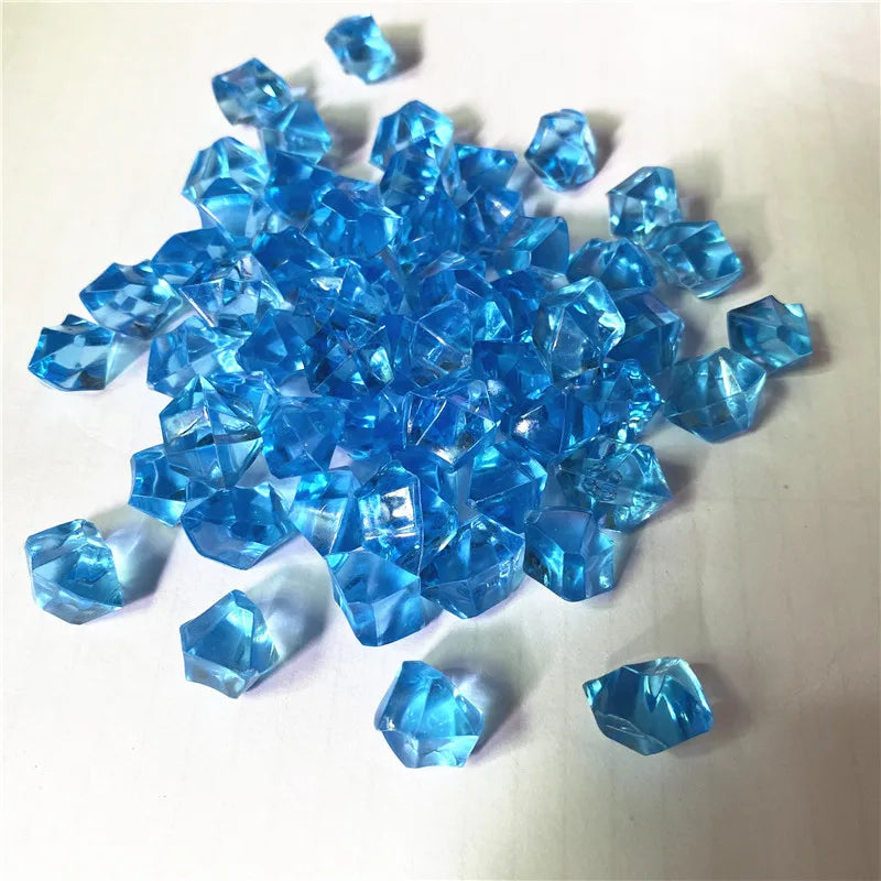 50PCS Acrylic Transparent Irregular Stone Game Pieces