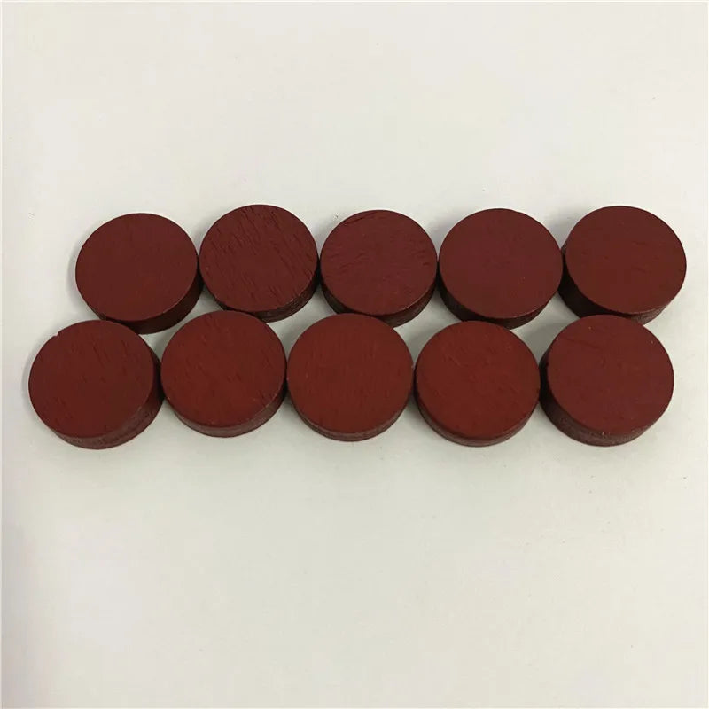100pcs Wooden Disk Game Tokens For Board Games